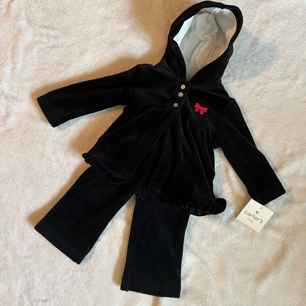 🎉 HP 🎉 NWT Carters Christmas Baby Girl Holiday Outfit Set